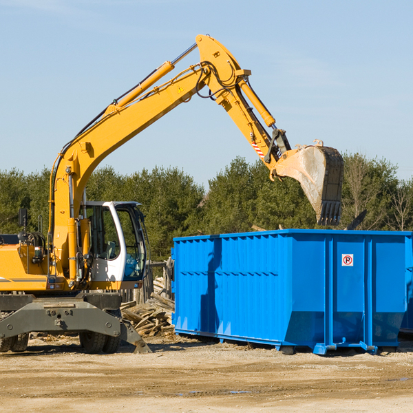 can i choose the location where the residential dumpster will be placed in Burleson Texas